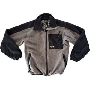 Vintage Mountain Hardwear Brown Polartec 90s Fleece Full Zip Jacket Black Medium
